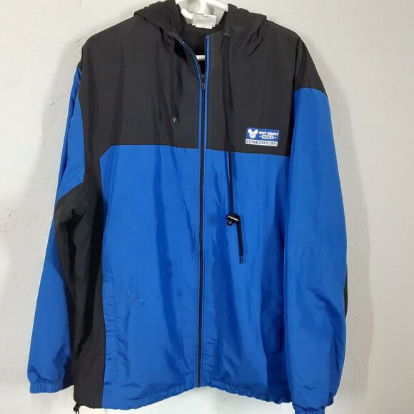 Walt Disney World Disneyland Resort Hooded Lined Windbreaker Jacket XL - Picture 1 of 10